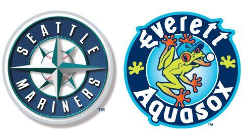 AquaSox Logo - AquaSox, Mariners Renew PDC