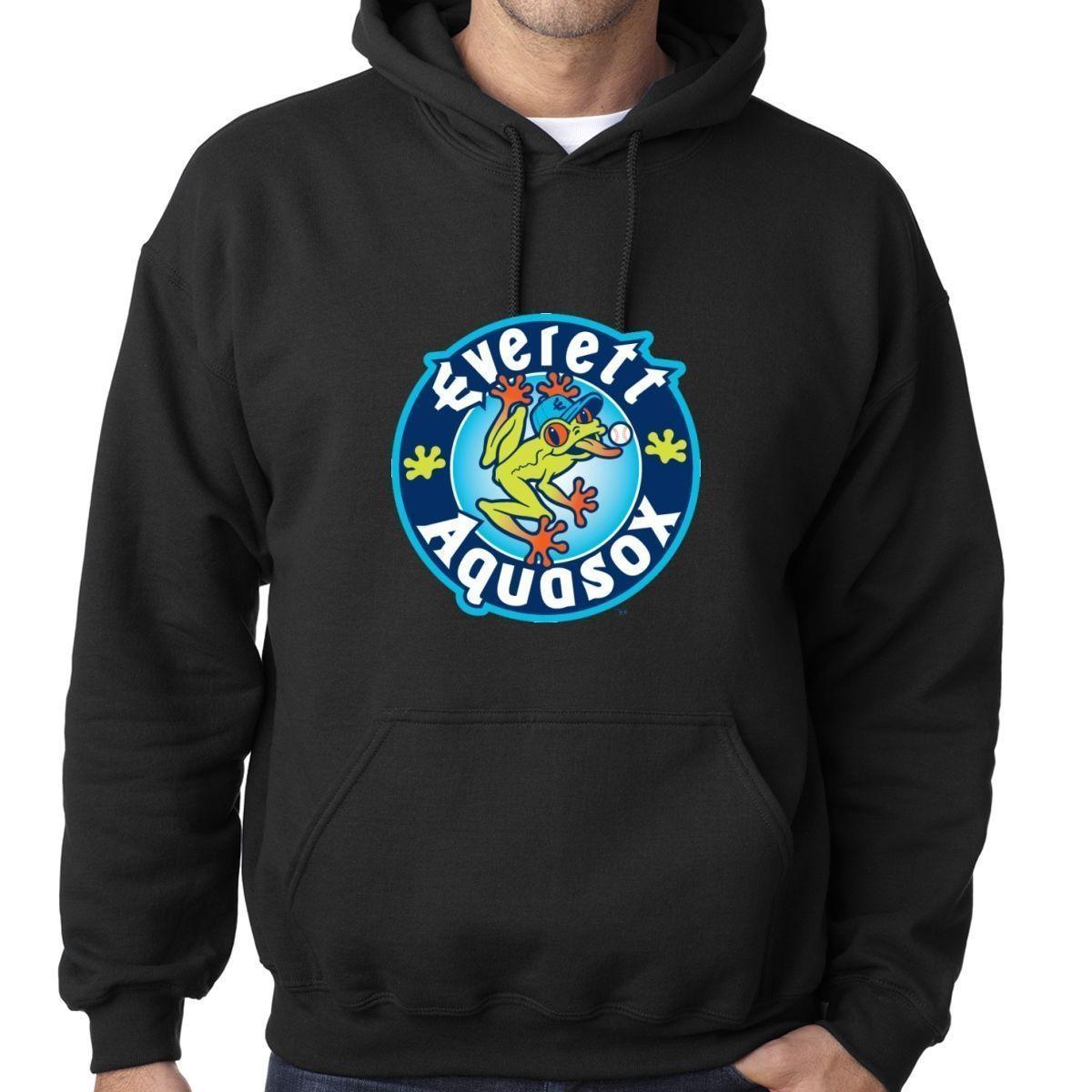 AquaSox Logo - Everett Aquasox Logo Hoodie Sweatshirt