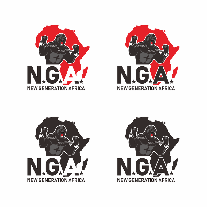 Nga Logo - create a logo for N.G.A (new generation africa) that immediately