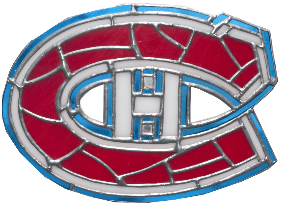 Habs Logo - Montreal Canadiens Logo in Stained Glass