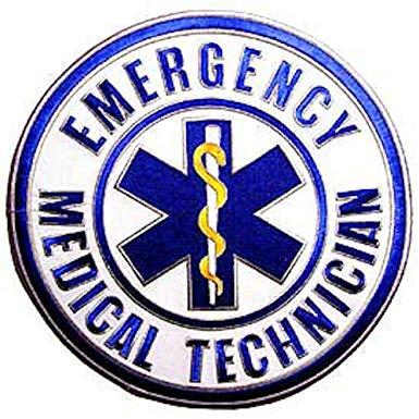 EMT Logo - Amazon.com: Emergency Medical Technician EMT Logo 10 Inch Patch ...