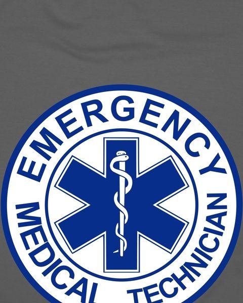 EMT Logo - EMT Emergency Medical Technician Logo Women's V-Neck T-Shirt