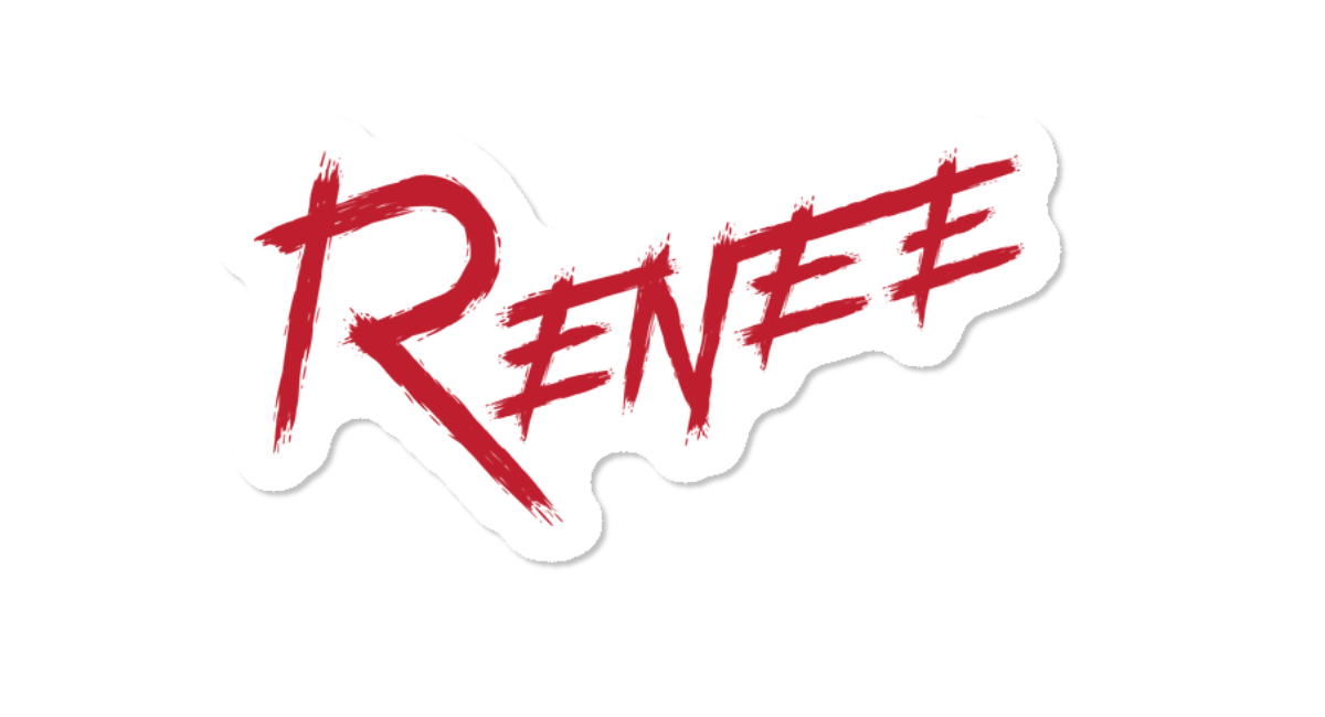 Renee Logo - Renee Logo Sticker Red Sticker By Lolrenaynay Design By Humans