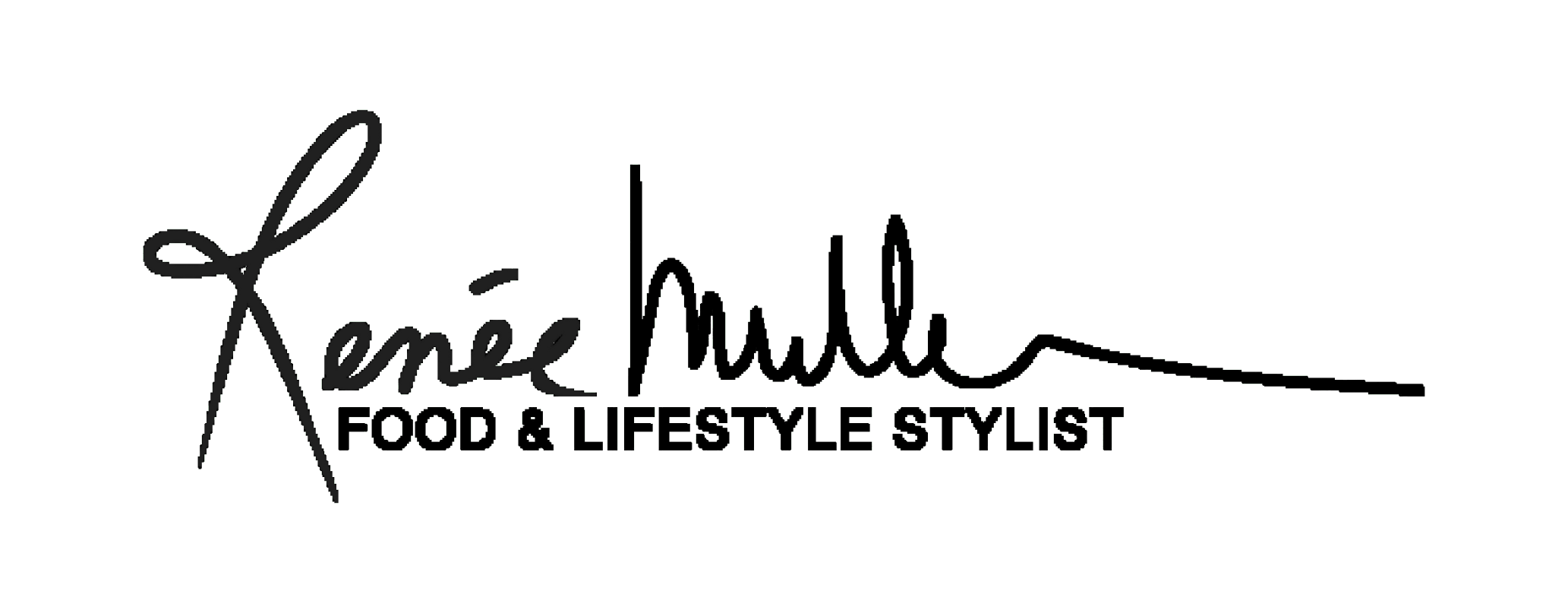 Renee Logo - Renee Muller – Food. Stylist. Author.