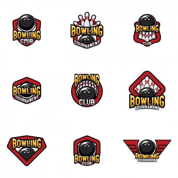 Bowling Logo - Bowling logo templates design Vector | Free Download