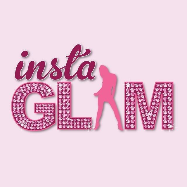 Glam Logo - Insta Glam logo - Square Plum Design Agency