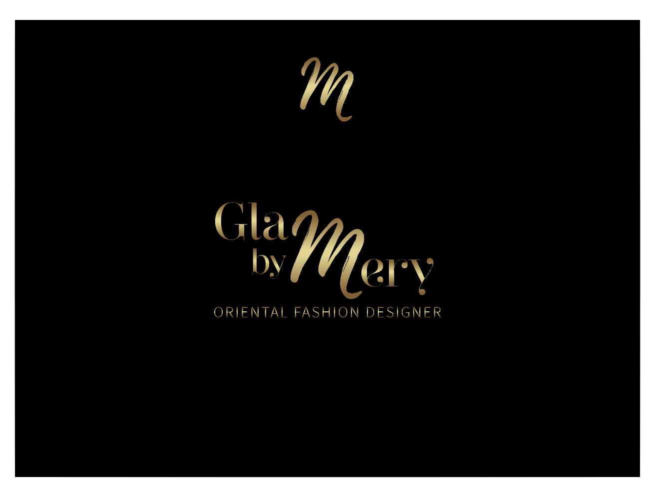 Glam Logo - Elegant, Feminine Logo Design for Glam by Mery Oriental Fashion