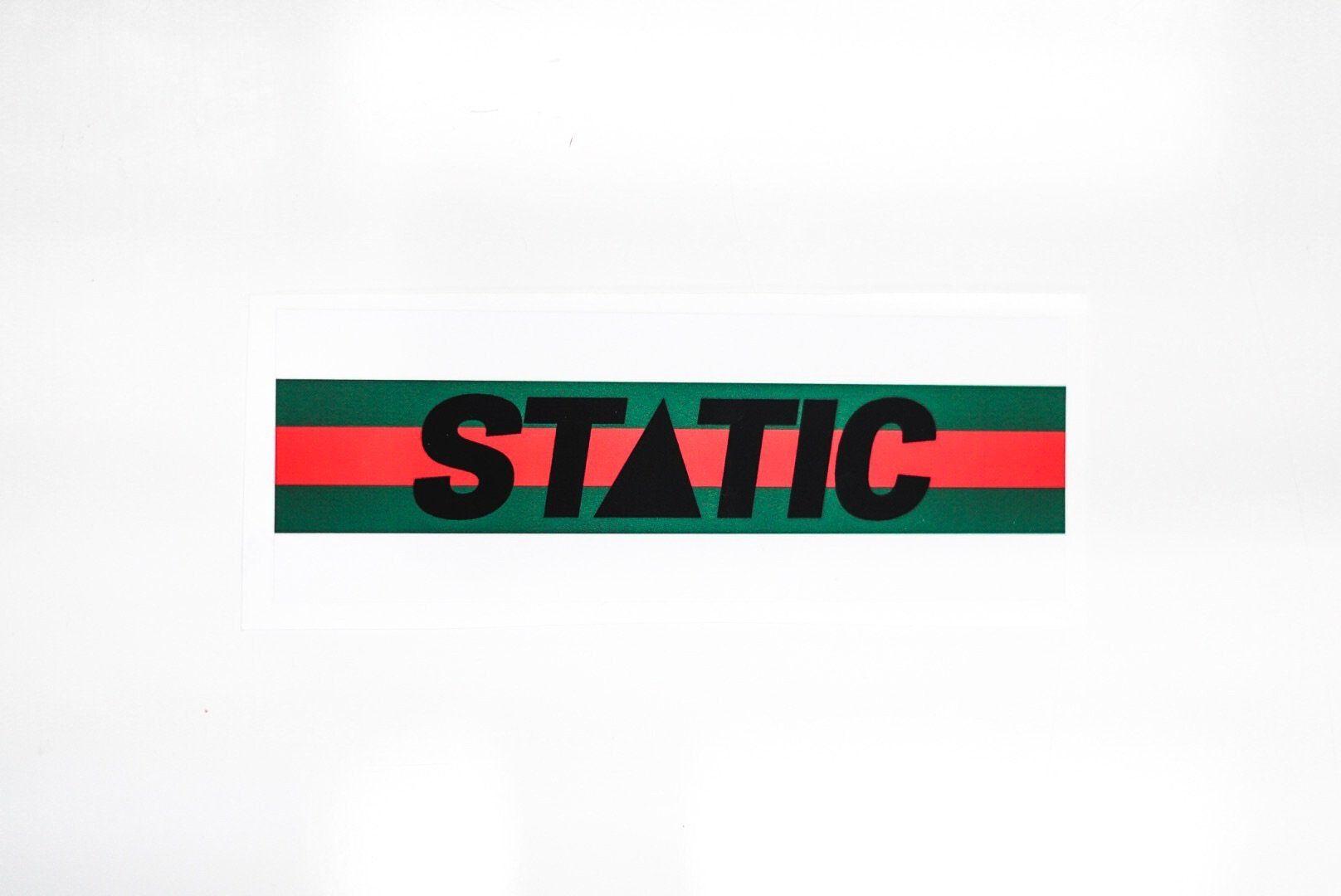 Static Logo - Static Printed Slap Sticker