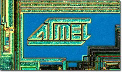 Atmel Logo - ATMEL logo etched on the chip ?