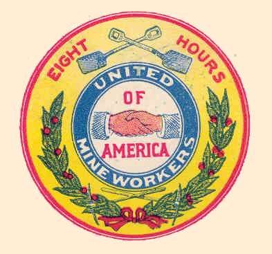 UMWA Logo - United Mine Workers of America 1925 