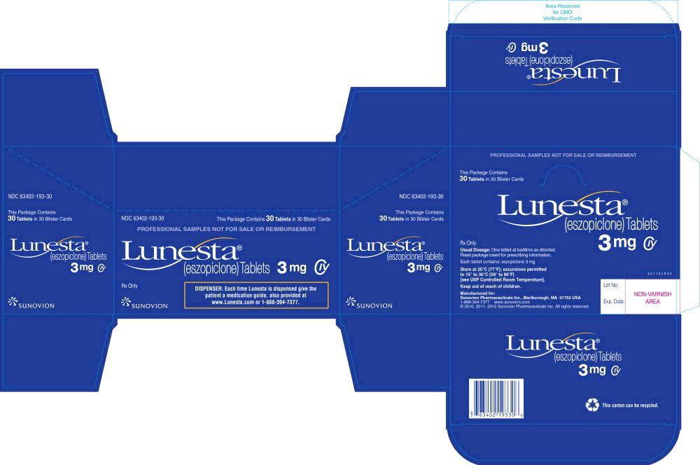 Lunesta Logo - Lunesta (Eszopiclone) FDA Package Insert & Drug Facts