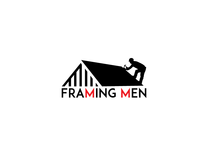 Framing Logo - Colorful, Masculine, Residential Construction Logo Design