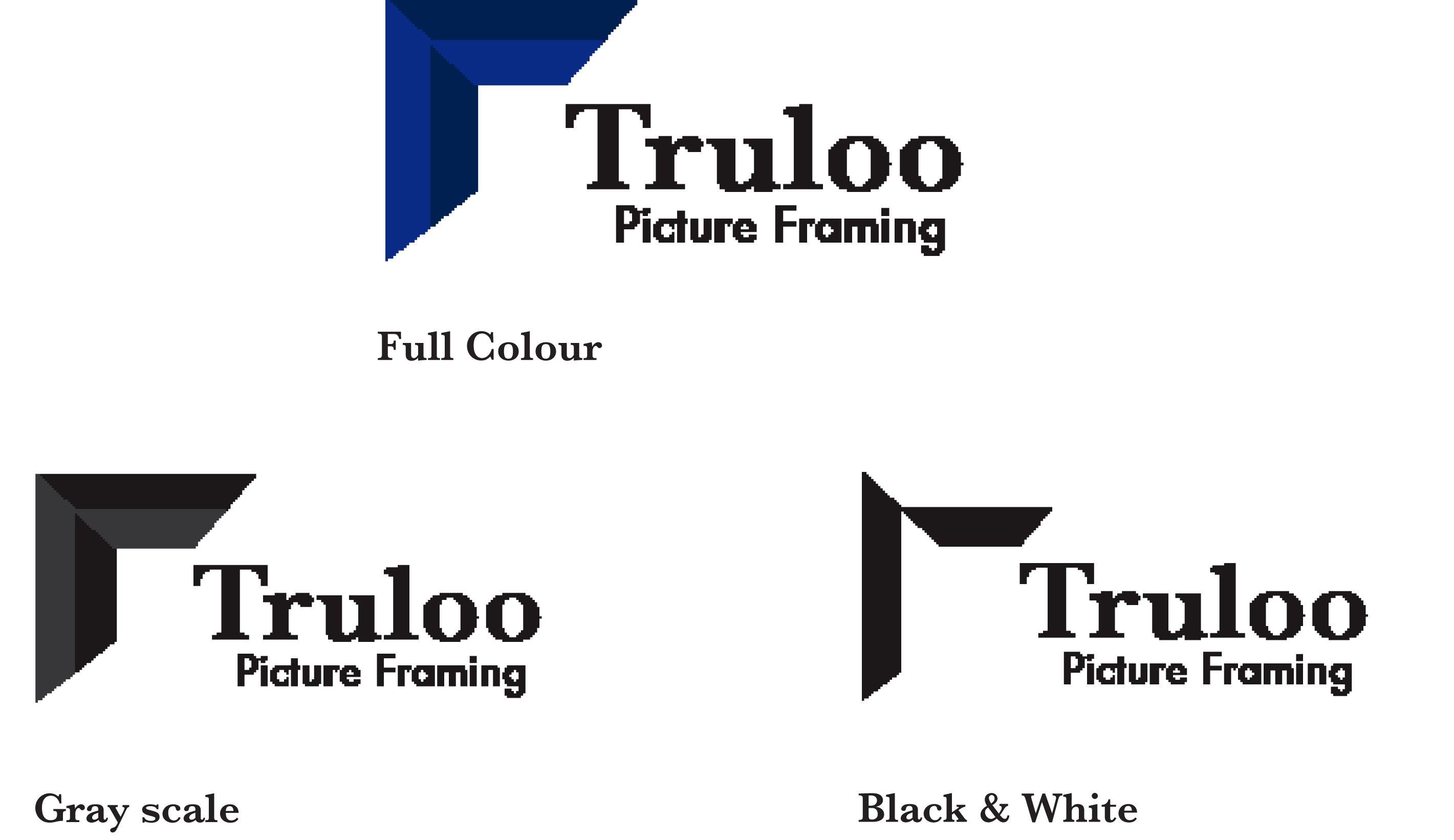 Framing Logo - Truloo Framing: Logo Design and Branding Guide – Devyn Nero