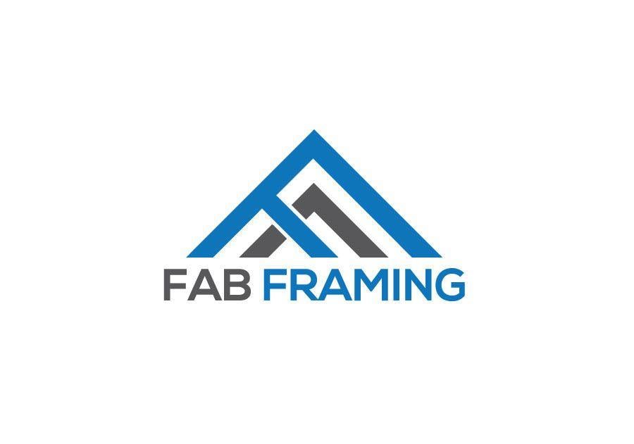 Framing Logo - Entry #721 by itrahela for FAB Framing Logo Design | Freelancer
