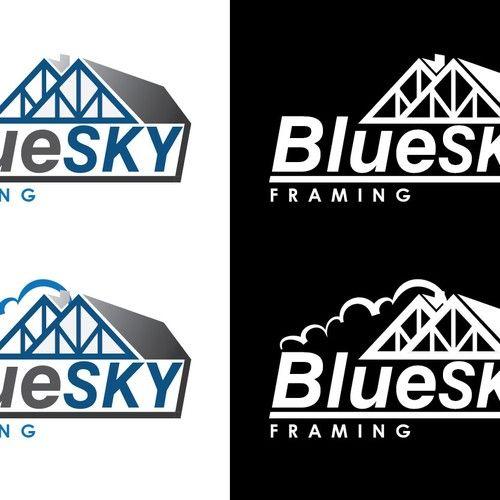 Framing Logo - logo for Blue Sky Framing. Logo design contest