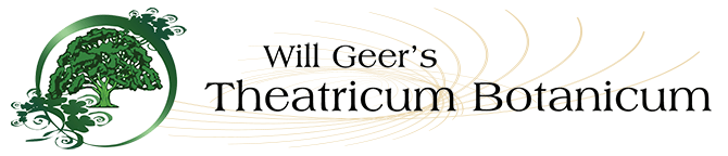 Geer Logo - Home - Will Geer's Theatricum Botanicum