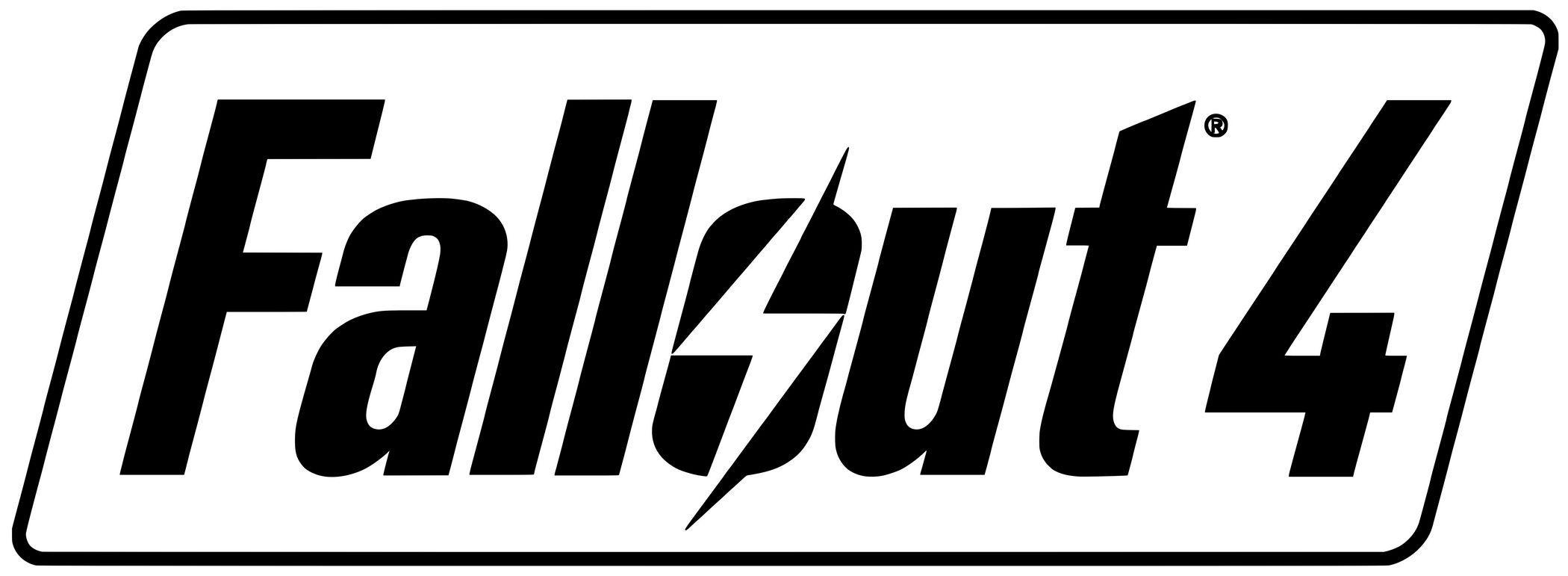 Fallout Logo - Fallout Logo | Fallout | Fallout logo, Fallout 4 weapons, Fallout 4 ...
