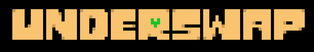 Underswap Logo - MM) Underswap Logo Pixel Art