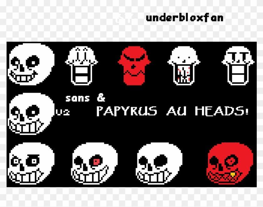 Underswap Logo - Papyrus Head Png - Underswap Papyrus Head Sprite, Transparent Png ...