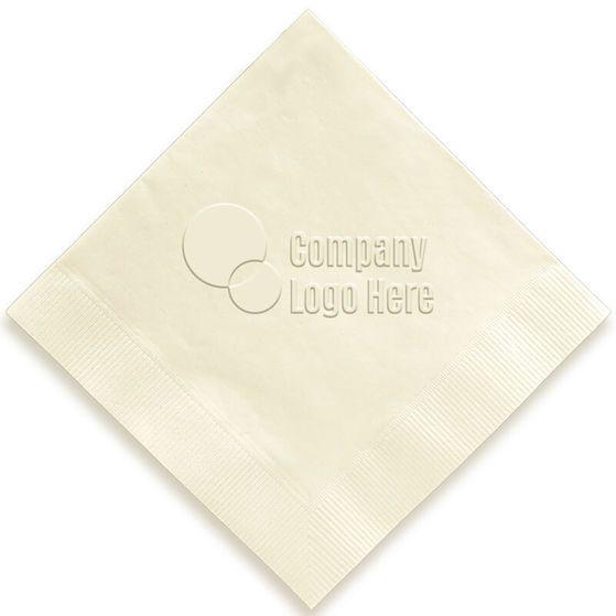 Embossed Logo - Your Logo Napkins Custom Napkins