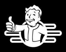 Fallout Logo - Vault Boy Fallout Logo Vinyl Decal Sticker