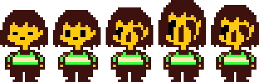 Underswap Logo - SPOILERS Underswap Sprites: First Human