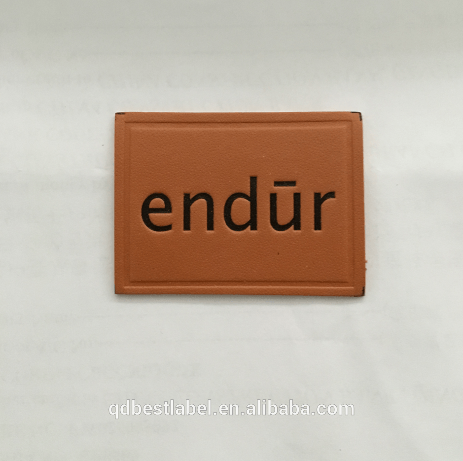 Embossed Logo - Custom Jeans Faux /pu Embossed Logo Leather Label Patch Leather Label, Embossed Logo Leather Label, Jeans Leather Patch Product on Alibaba.com