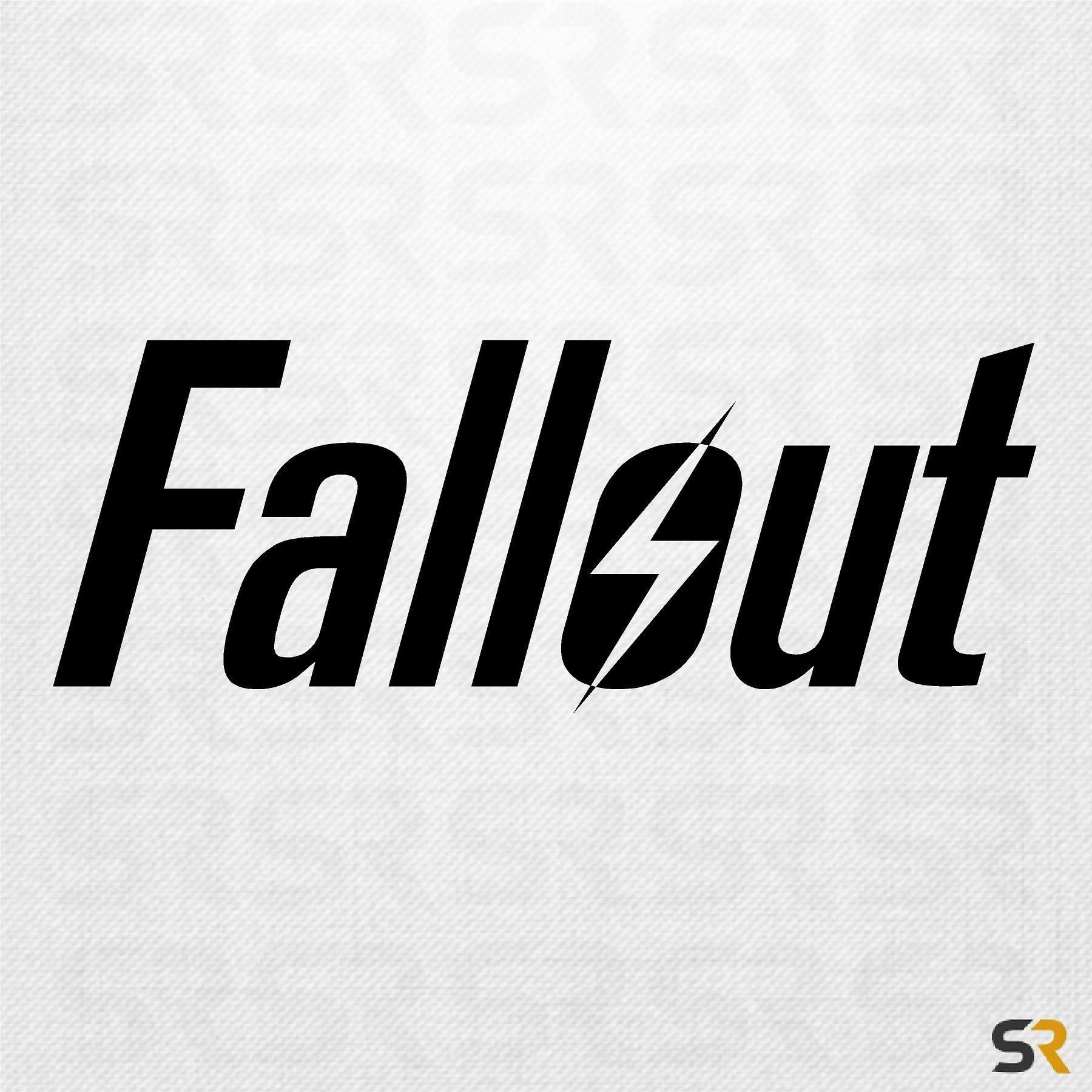 Fallout Logo - Fallout Logo Vinyl Decal. Choose your decal size and color from the ...