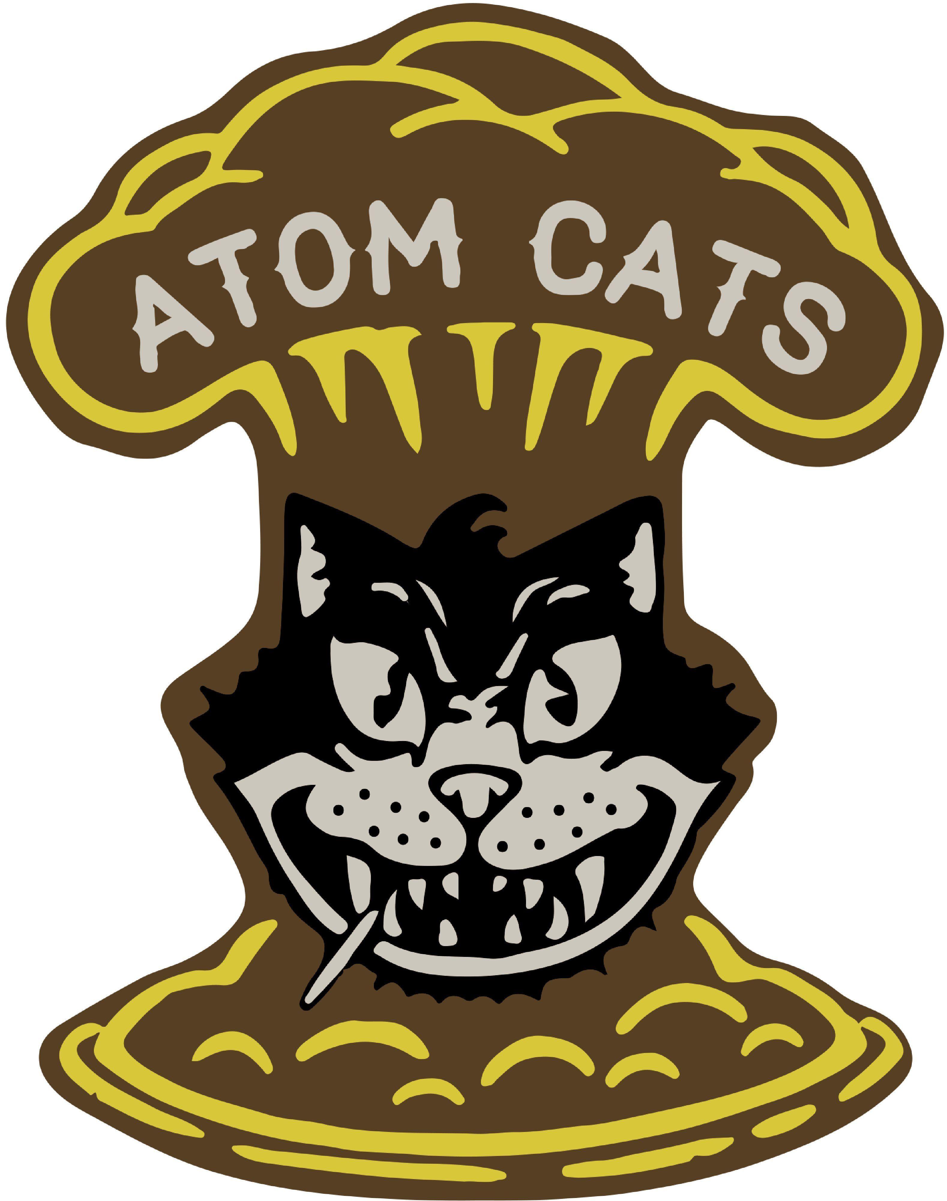 Fallout Logo - Atom Cats Logo | Fallout | Cat logo, Cats, Fallout props