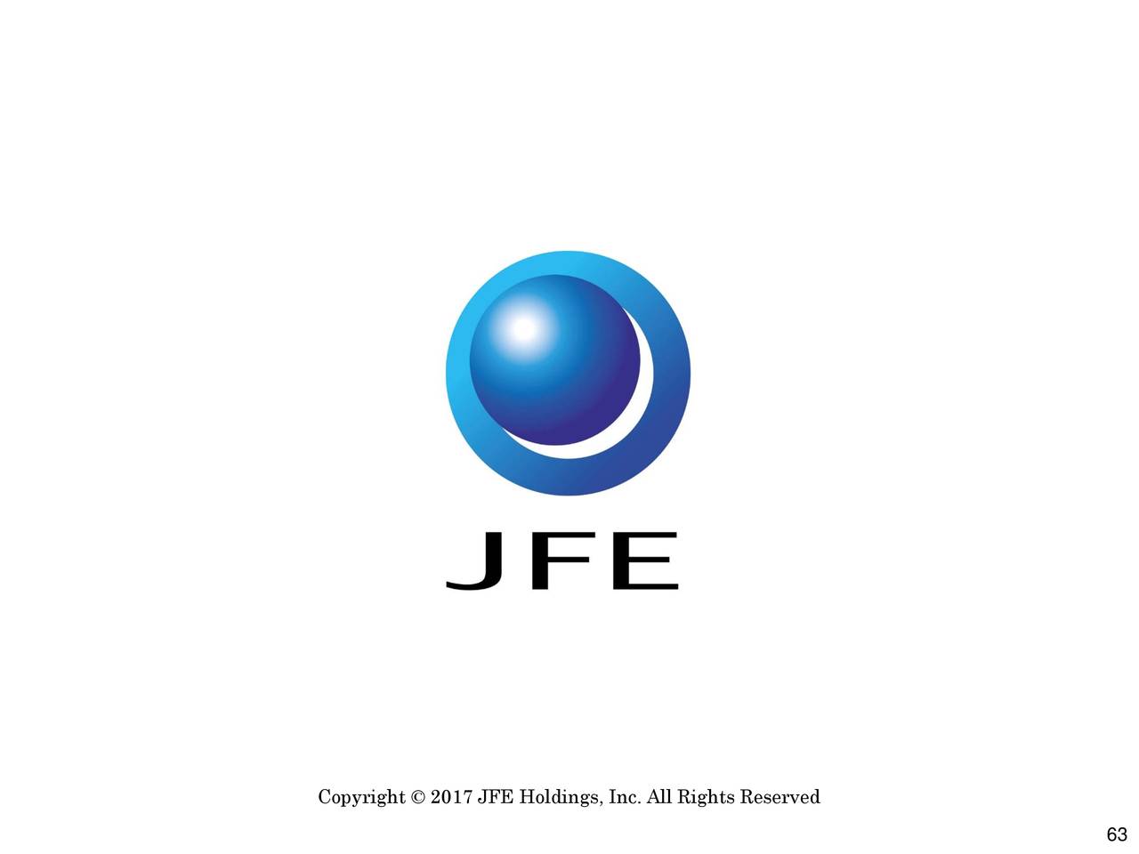 Jfe Logo - JFE Holdings Inc. 2017 Q2 Call Slides