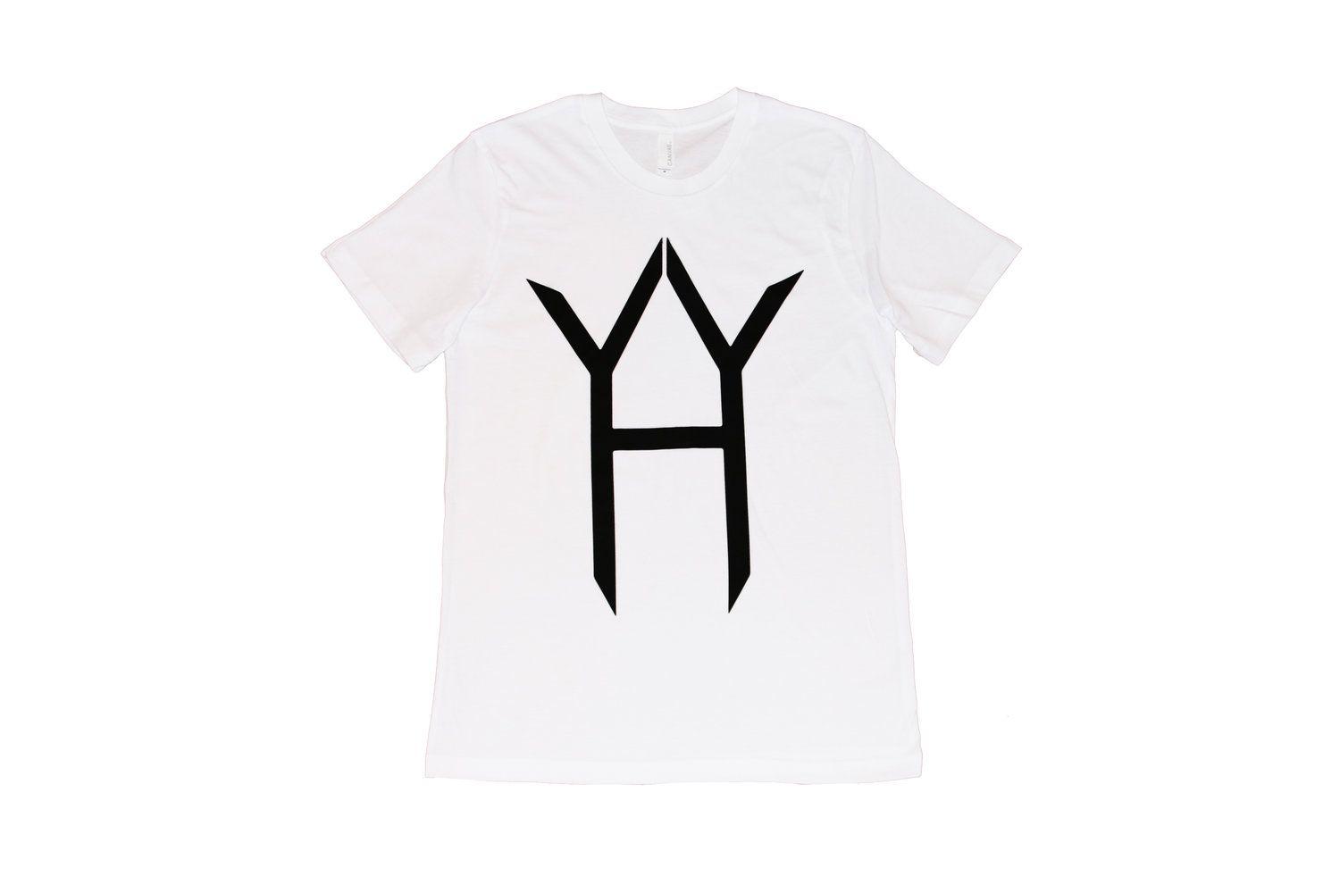 Yah Logo - “YAH” LOGO T (WHITE)