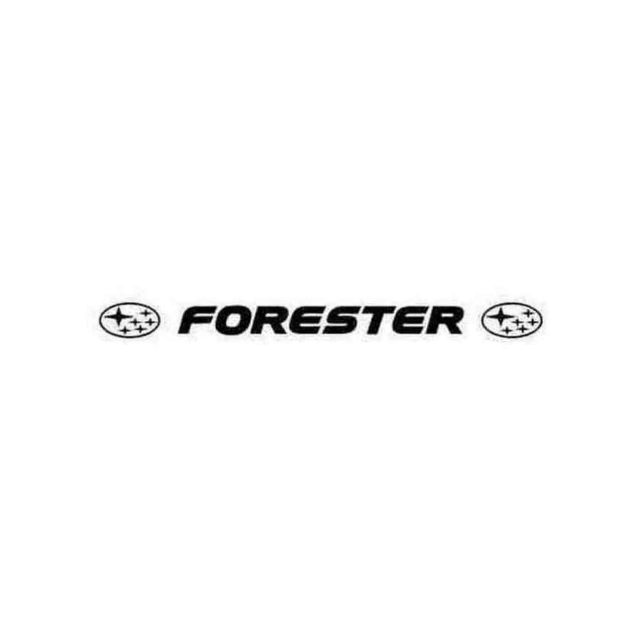 Forester Logo - Subaru Forester Name Amp Sunstrip Decal Sticker