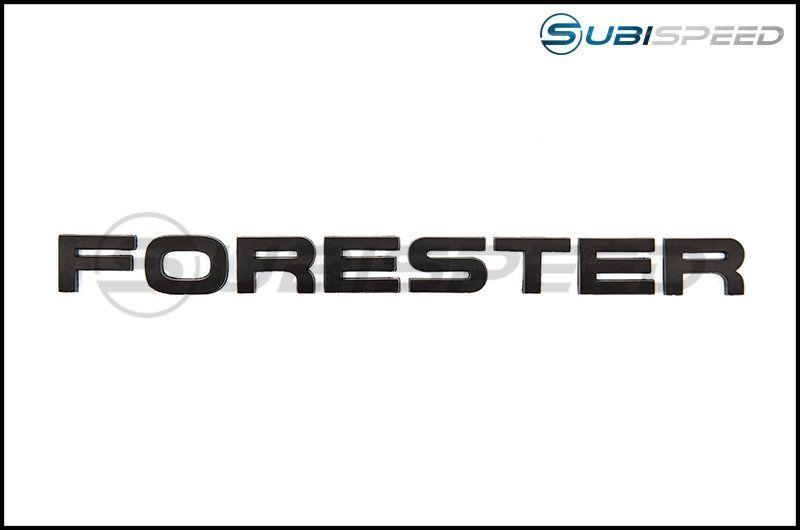 Forester Logo - GCS Forester Trunk Emblem