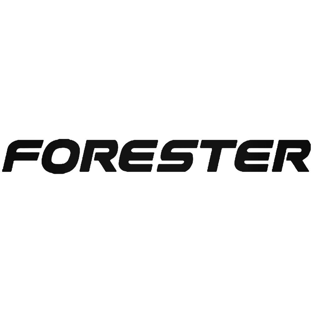 Forester Logo - Subaru Forester Vinyl Decal Sticker