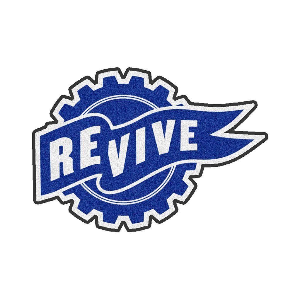 Revive Logo - Revive Gear Logo Rug 3' x 3' (Blue)