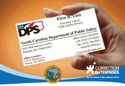 Ncdps Logo - NCDPS Business Cards