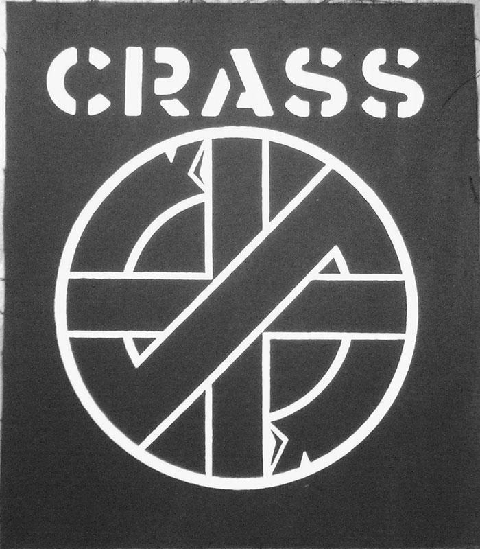 Crass Logo - Crass - Logo & Symbol (Backpatch) | Todestrieb