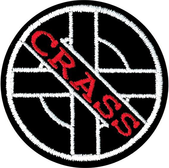 Crass Logo - Crass Round Logo Embroidered Iron On or Sew On Patch