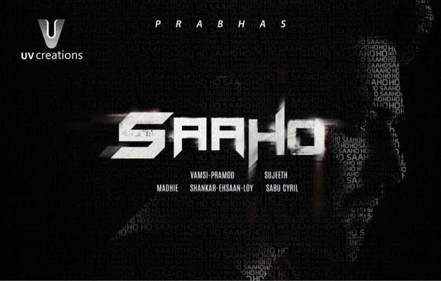 Title Logo - First Look: Prabhas19 Title Logo- Saaho