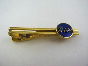 Yma Logo - Details about Foreign Vintage Tie Bar Clip Advertising YMA yma Logo Blue Enamel