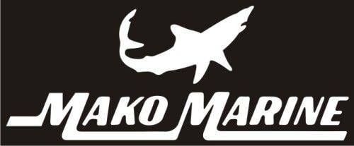 Mako Logo - Mako Marine Boat Logo Vinyl Decal Sticker - Texas Die Cuts