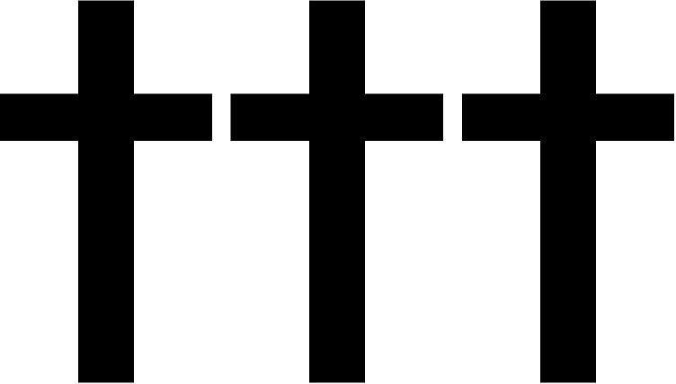 Crosses Logo - Crosses Band Decal / Sticker