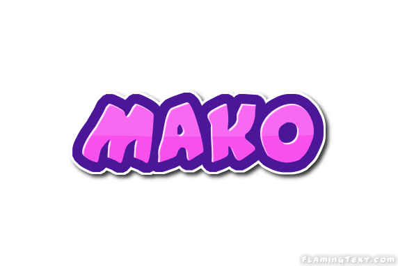 Mako Logo - Mako Logo. Free Name Design Tool from Flaming Text