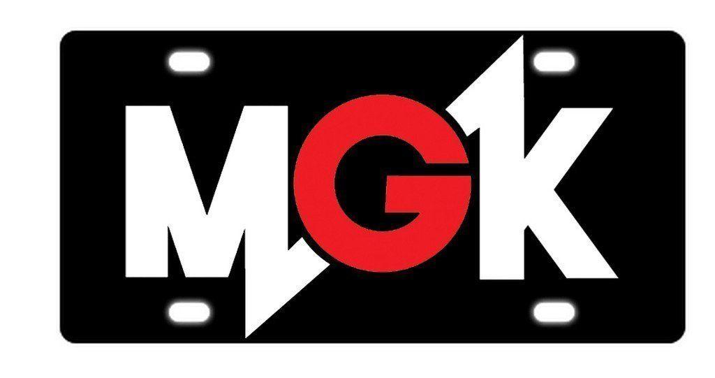 MGK Logo - Buy machine gun kelly mgk logo Metal Car License Plate Design Custom