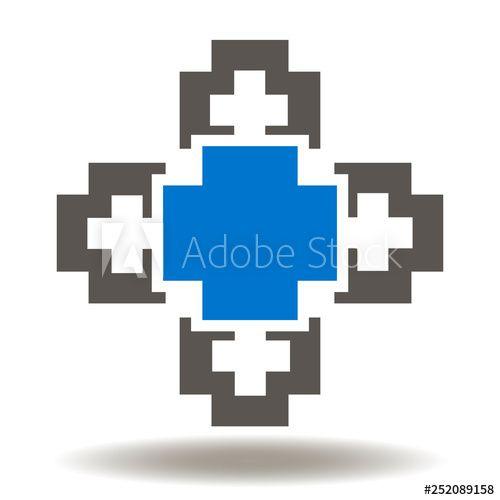Crosses Logo - Health cross icon vector. Medical crosses symbol. Pharmacy logo ...