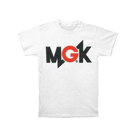 MGK Logo - Machine Gun Kelly (Music) Men's MGK Logo T-shirt White