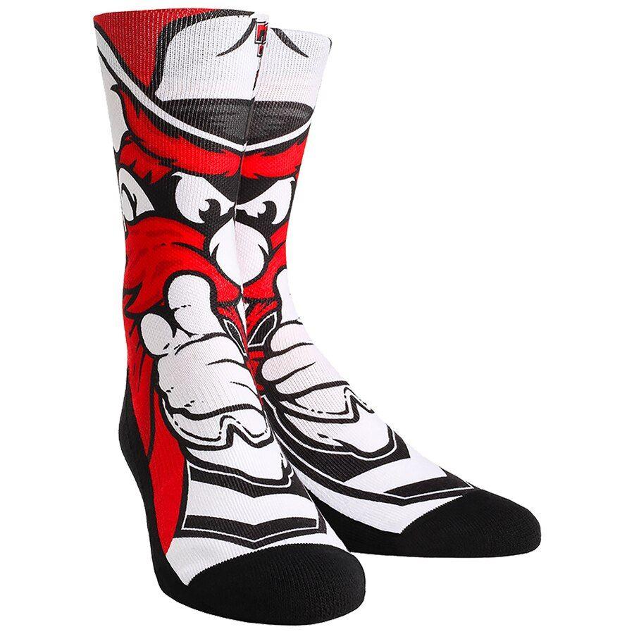 Socks Logo - Men's Texas Tech Red Raiders Mascot & Logo Crew Socks