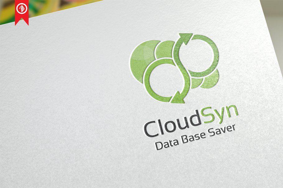 Syn Logo - Cloud Syn - Logo Template ~ Logo Templates ~ Creative Market