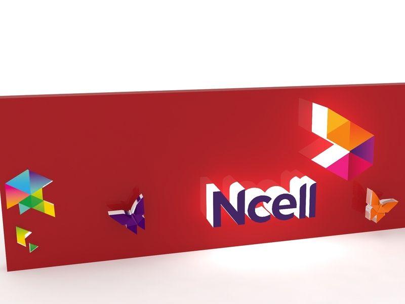 Axiata Logo - Ncell Rebranded Axiata Logo Of A Ncell Center Board by Rajan ...