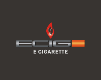 E-Cig Logo - E Cigarette Designed